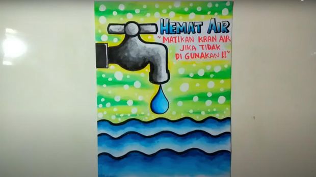 Contoh Poster Hemat Air