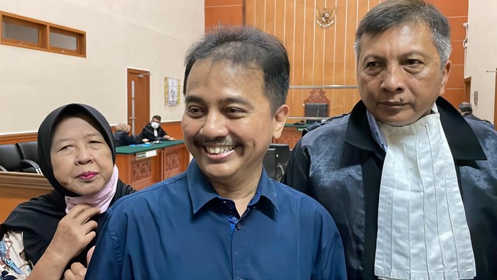 Roy Suryo di PN Jakbar (Silvia-detikcom)