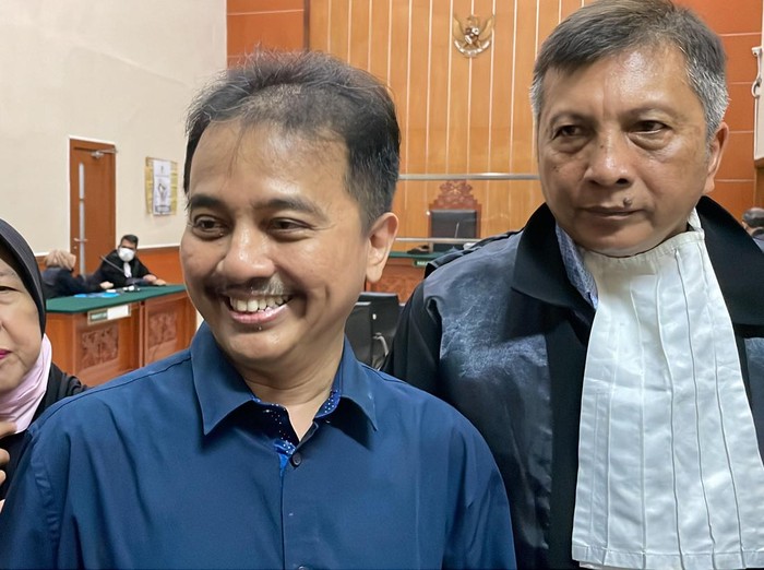 Roy Suryo di PN Jakbar (Silvia-detikcom)