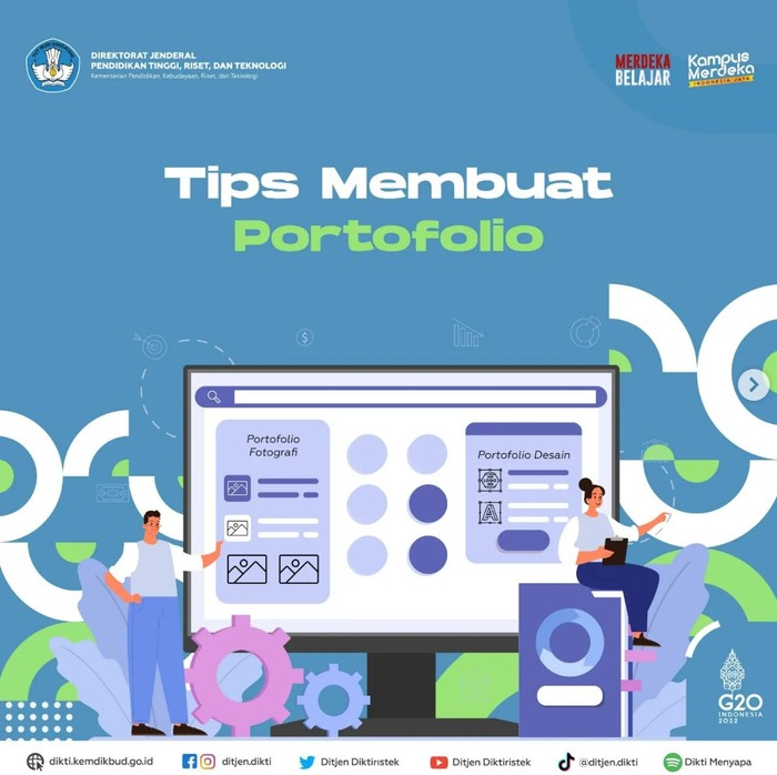 Tips membuat portofolio dari Ditjen Dikti