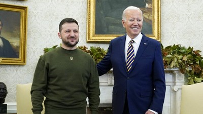 Zelensky Bertemu Biden di Amerika Serikat
