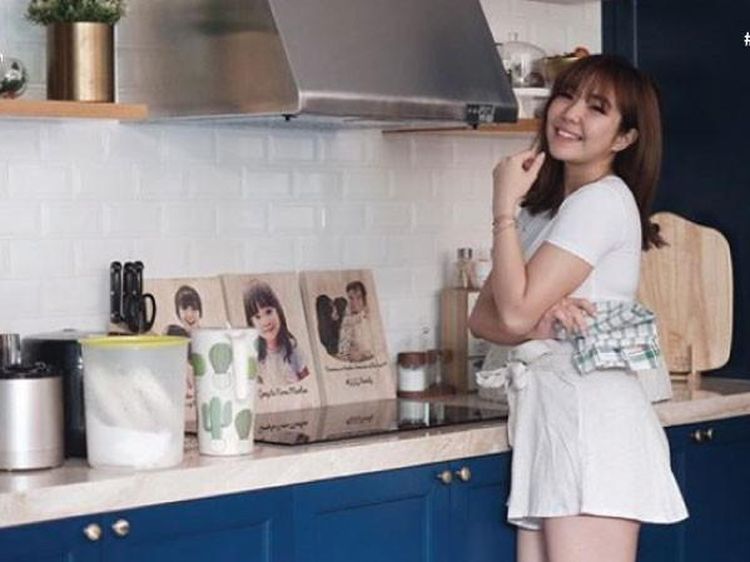 Ini Potret Dapur Gisel Anastasia yang Minimalis Bernuansa Biru