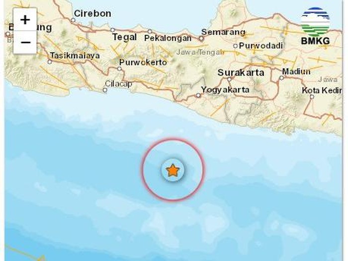 Gempa M 3 Terjadi di Perairan Bantul