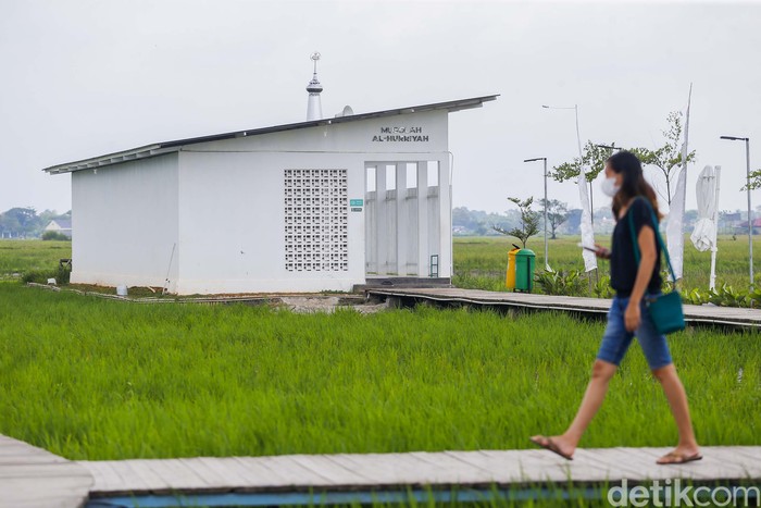 detikTravel berkesempatan mengunjungi Guler Farm Nature, Rabu (21/12/2022). Guler Farm Nature merupakan destinasi indah untuk dinikmati  yang berada di dekat ibu kota Jakarta dan tengah viral.