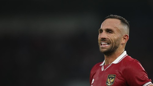 Ilija Spasojevic tampil selama 45 menit saat Timnas Indonesia jumpa Kamboja pada laga Piala AFF 2022 di Stadion Utama Gelora Bung Karno (SUGBK), Jumat (23/12/2022).