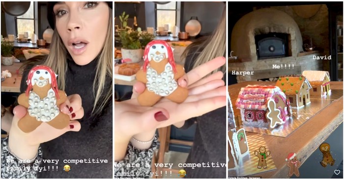 David Beckham dan Keluarga Bikin Perlombaan Kue Jahe Jelang Hari Natal