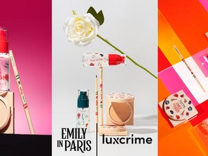 Kolaborasi Luxcrime dengan Serial Emily In Paris, Rilis 3 Produk Makeup