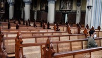Kapasitas jemaat yang disediakan untuk ibadah perayaan Natal kali ini mencapai dua ribu lebih, atau 50 persen dari jumlah kapasitas maksimal.
