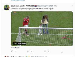 Meme Kocak Darwin Nunez Sia-siakan Peluang Emas Bikin Kesal