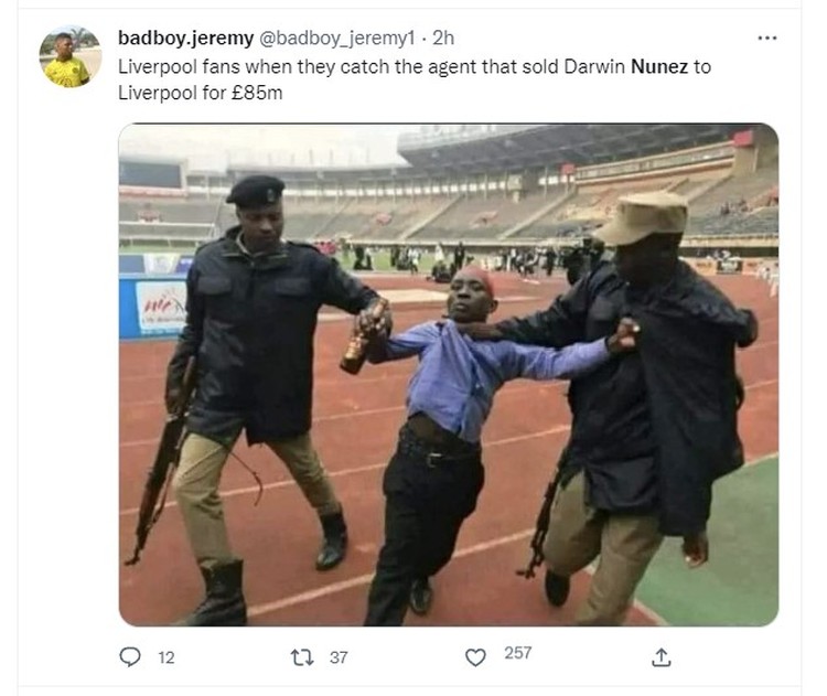 Meme Darwin Nunez