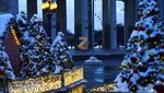 Moskow Bersolek Sambut Natal dan Tahun Baru di Tengah Invasi Rusia ke Ukraina