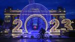 Moskow Bersolek Sambut Natal dan Tahun Baru di Tengah Invasi Rusia ke Ukraina