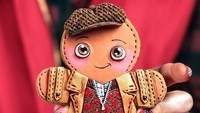Gingerbread cookies ini antimainstream karena tampilannya sosok fashionable. Netizen yang membuatnya bilang membuat gingerbread ini setiap tahun untuk ponakannya. Sweet!