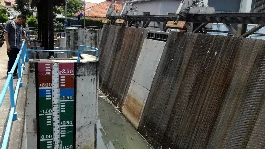 Hujan Guyur Jakarta, Pintu Air Pasar Ikan Siaga 2