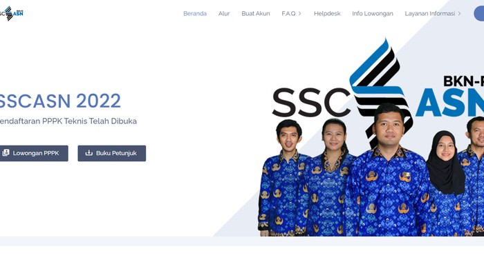 Pendaftaran PPPK Tenaga Teknis 2022