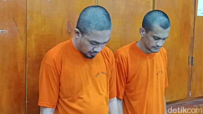 Polisi gadungan yang memeran wanita di Medan. (Goklas Wisely/detikSumut)