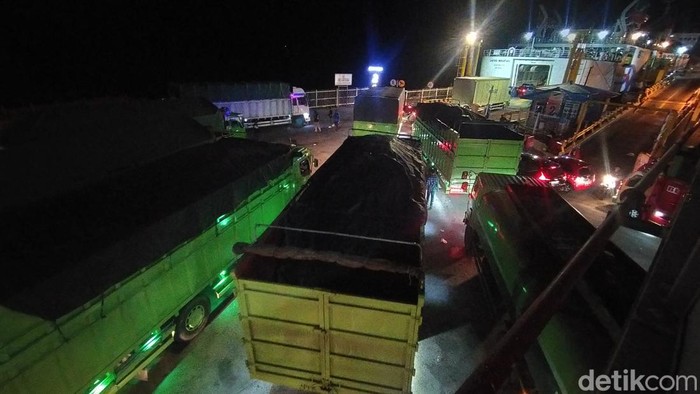 Situasi di Pelabuhan Bakauheni Lampung