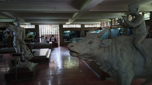 Suasana kunjungan di Museum Subak Tabanan, Jumat (23/12/2022). (Chairul Amri Simabur/detikBali)