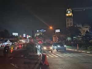 H-2 Natal, Lalin Menuju Puncak Bogor Lancar Malam Ini