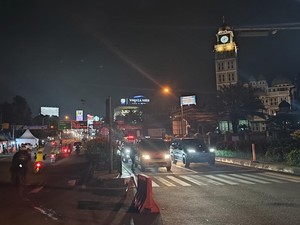 H-2 Natal, Lalin Menuju Puncak Bogor Lancar Malam Ini