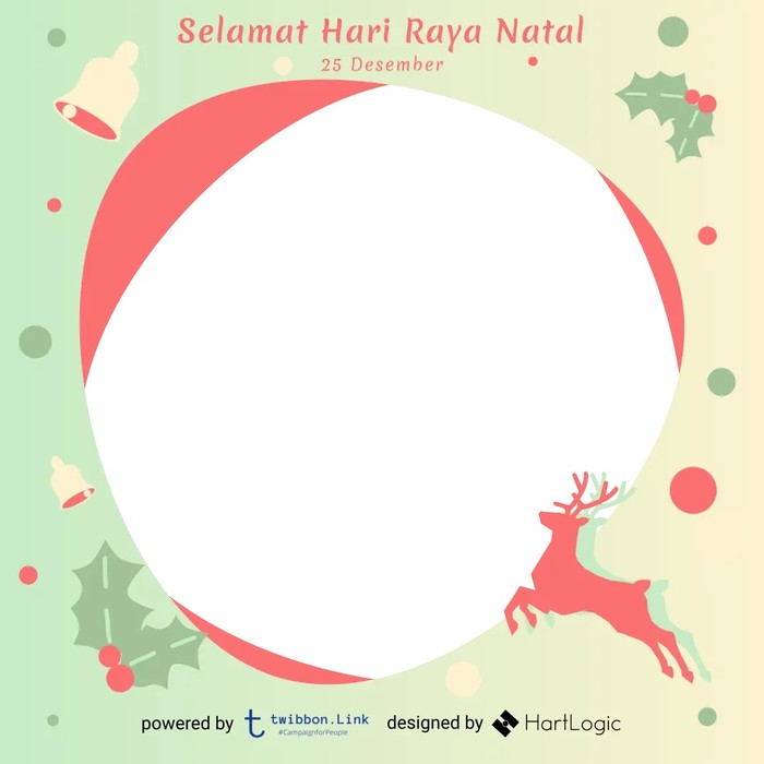 Twibbon selamat Natal 2022