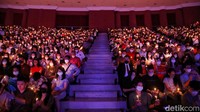 Misa malam Natal ini berlangsung khidmat.