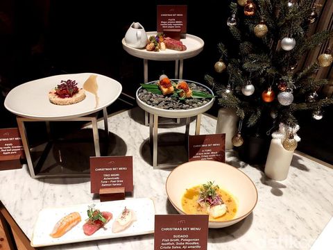 Christmas Nikkei Dinner di Monomono Bar & Social Dining, The Gaia Hotel Bandung.