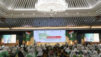 Para peserta tampak antusias mengikuti edukasi dan pelatihan tersebut. Edukasi Keuangan Syariah tersebut bertemakan Peran Ibu dalam Pemberdayaan Ekonomi Keluarga dan Literasi Keuangan Masyarakat.