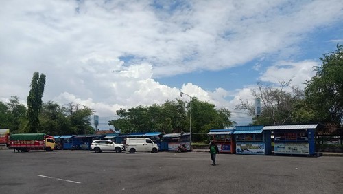 Gerai tiket di Terminal Manuver Pelabuhan Gilimanuk, Kecamatan Melaya, Kabupaten Jembrana, Sabtu (24/12/2022). (I Putu Adi Budiastrawan/detikBali).