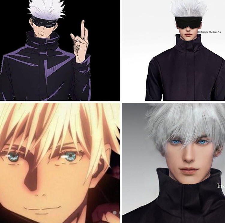 Seniman dengan nama akun IG Shefford.art, membagikan hasil karyanya memakai Artificial Intelligence & Photoshop. Hasilnya keren,karakter anime ada di dunia nyata.