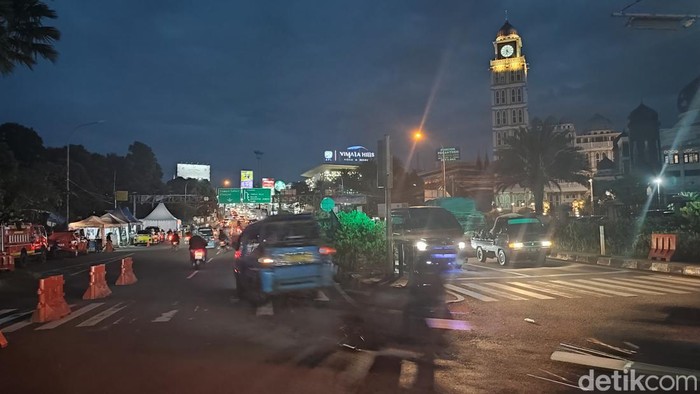 Lalin menuju Puncak, Bogor, lancar (Rizky Adha Mahendra/detikcom)