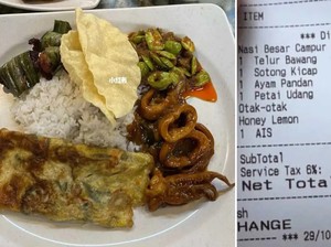Makan Nasi Rames di Warung, Pria Ini Kaget Harus Bayar Rp 159 Ribu!
