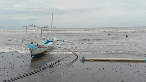 Pantai Lovina Singaraja, Desa Kalibukbuk, Kecamatan Buleleng, Kabupaten Buleleng, Bali.