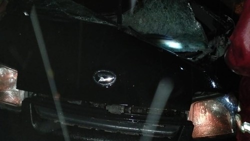 Peristiwa pohon tumbang di depan kampus Unud, Jalan PB Sudirman, Kota Denpasar, Bali, mengakibatkan sopir mobil pikap meninggal dunia, Jumat (23/12/2022).