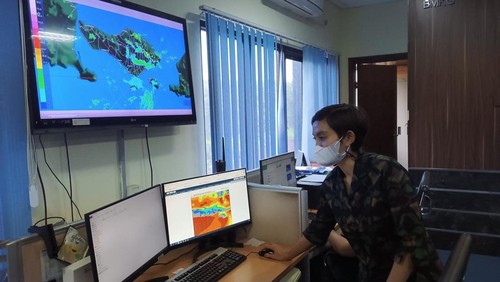 Prakirawan BBMKG III Denpasar, Kadek Setyawati menjelaskan kecepatan angin maksimum mencapai 35 knots atau sekitar 60-70 km/jam berdasarkan data per 22 Desember 2022.