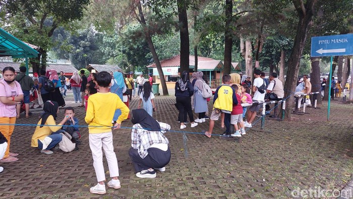Situasi Ragunan Sabtu (24/12/2022) pagi.