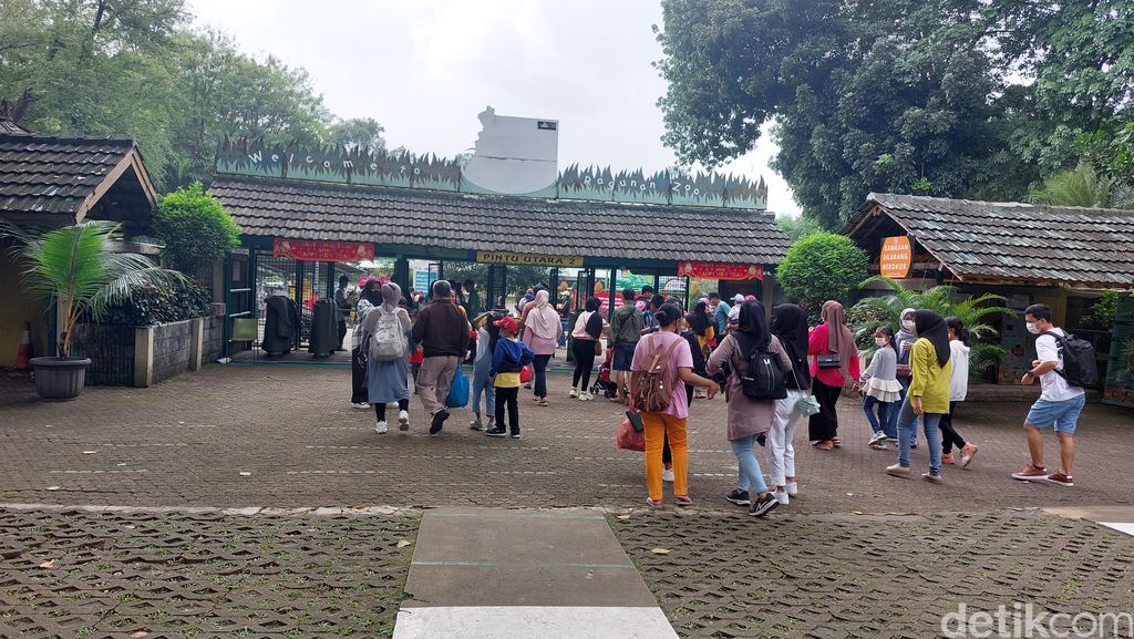 Situasi Ragunan Sabtu (24/12/2022) pagi.