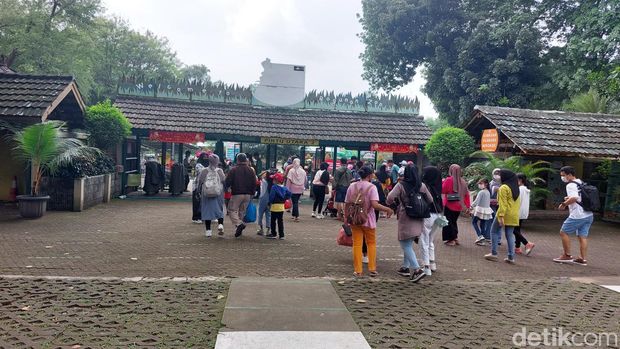 Situasi Ragunan Sabtu (24/12/2022) pagi.
