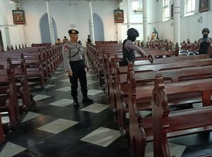 Polisi Turunkan Tim Jibom Sterilisasi Gereja di Kota Bogor