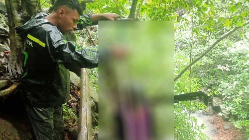 Warga Kecamatan Mbeliling, Kabupaten Manggarai Barat, NTT,  ditemukan tewas gantung diri di pohon kopi, Jumat (23/12/2022).