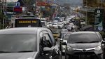 Arus Balik Libur Natal di Puncak Padat