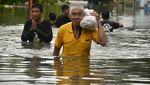 Gegara Hujan Deras, Ratusan Rumah di Makassar Kebanjiran