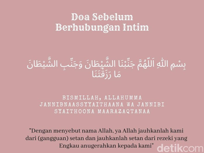 Doa Sebelum Berhubungan Seks Doa Sebelum Berhubungan Seks