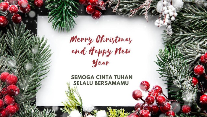 Kartu Ucapan Natal dan Tahun Baru