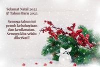 12 Kartu Ucapan Natal 2022 Dan Tahun Baru 2023