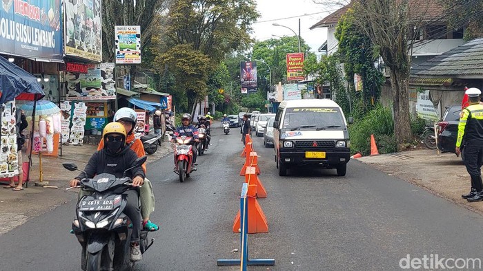 Kondisi lalin arah Lembang