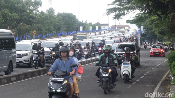 Kondisi lalin di Bandung.