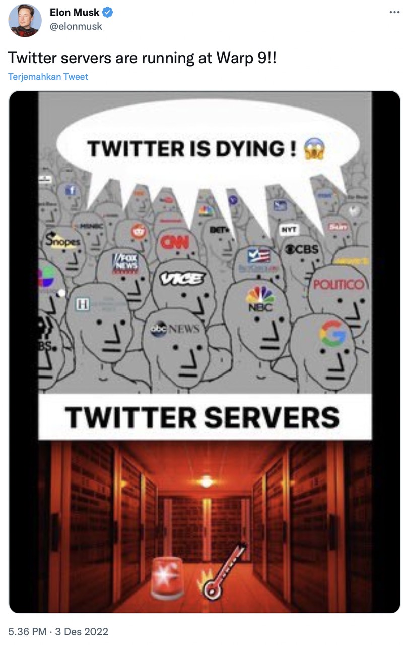 Elon Musk doyan bagi-bagi meme kocak