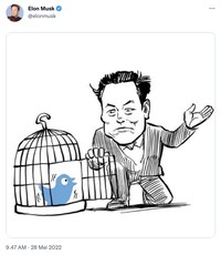 Elon Musk doyan bagi-bagi meme kocak