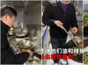 Pesanan Terlalu Lama, Pria Ini Pilih Masak Sendiri di Dapur Restoran